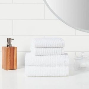 Quick Dry Ribbed Hand Towel Set
